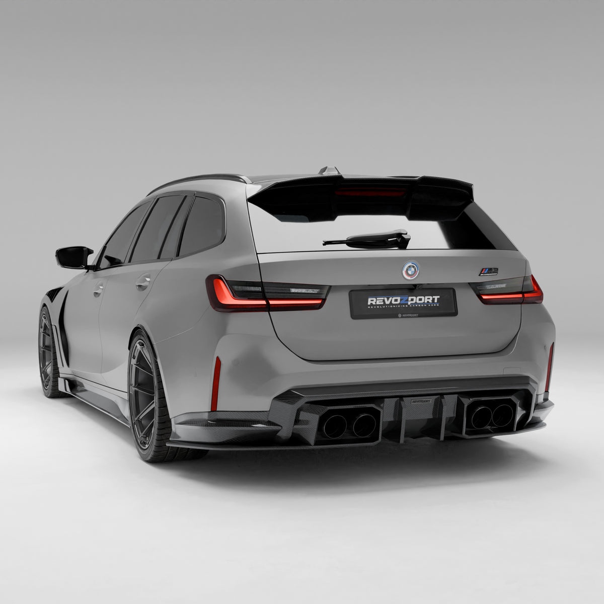 M3 Rear Carbon Diffuser BMW M3 G81 Carbon Fiber Rear Diffuser | RevoZport Street Program ...
