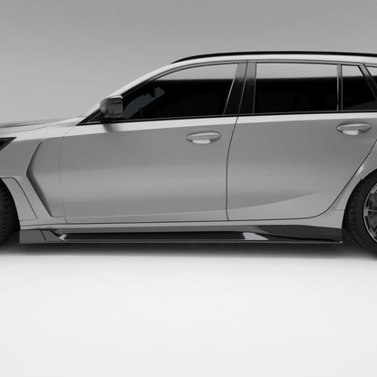 BMW M3 G81 Carbon Fiber Side Skirts - Revozport
