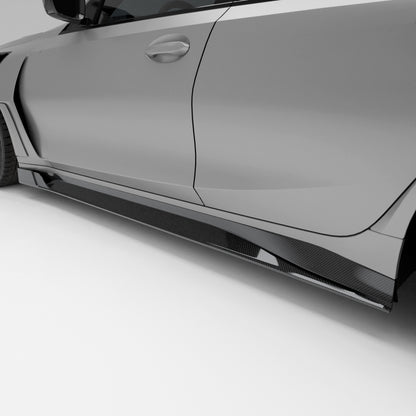 BMW M3 G81 Carbon Fiber Side Skirts - Revozport