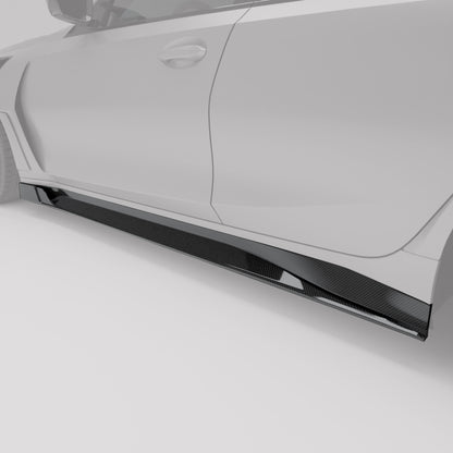 BMW M3 G81 Carbon Fiber Side Skirts - Revozport