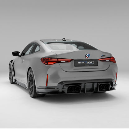 BMW M4 G82 Carbon Fiber Rear Diffuser - Revozport