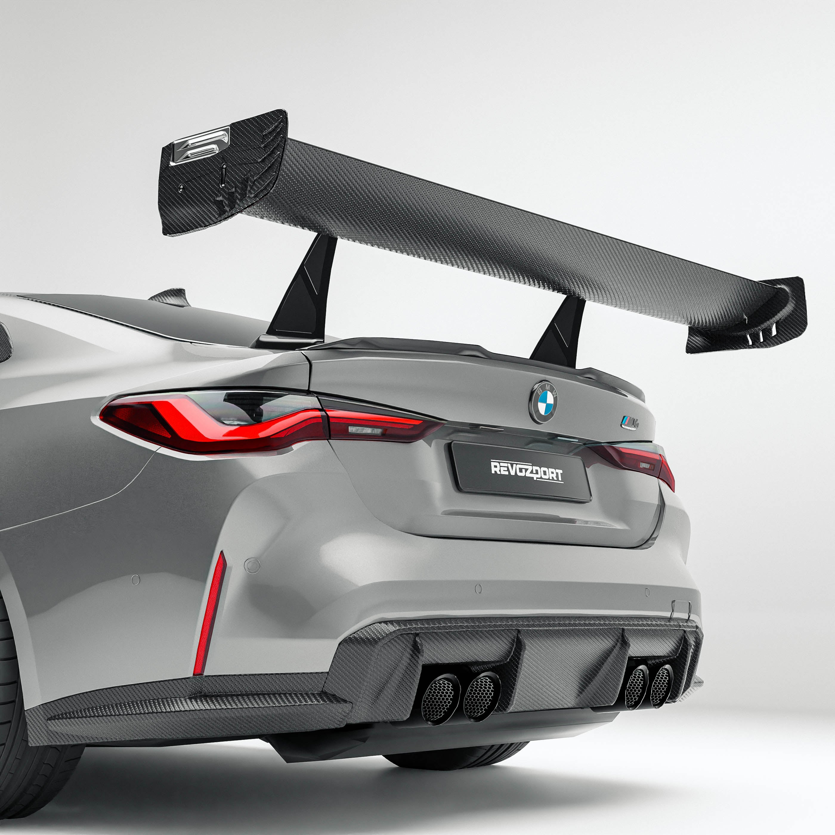BMW M4 G82 Carbon Fiber OEM Replacement Diffuser - Revozport