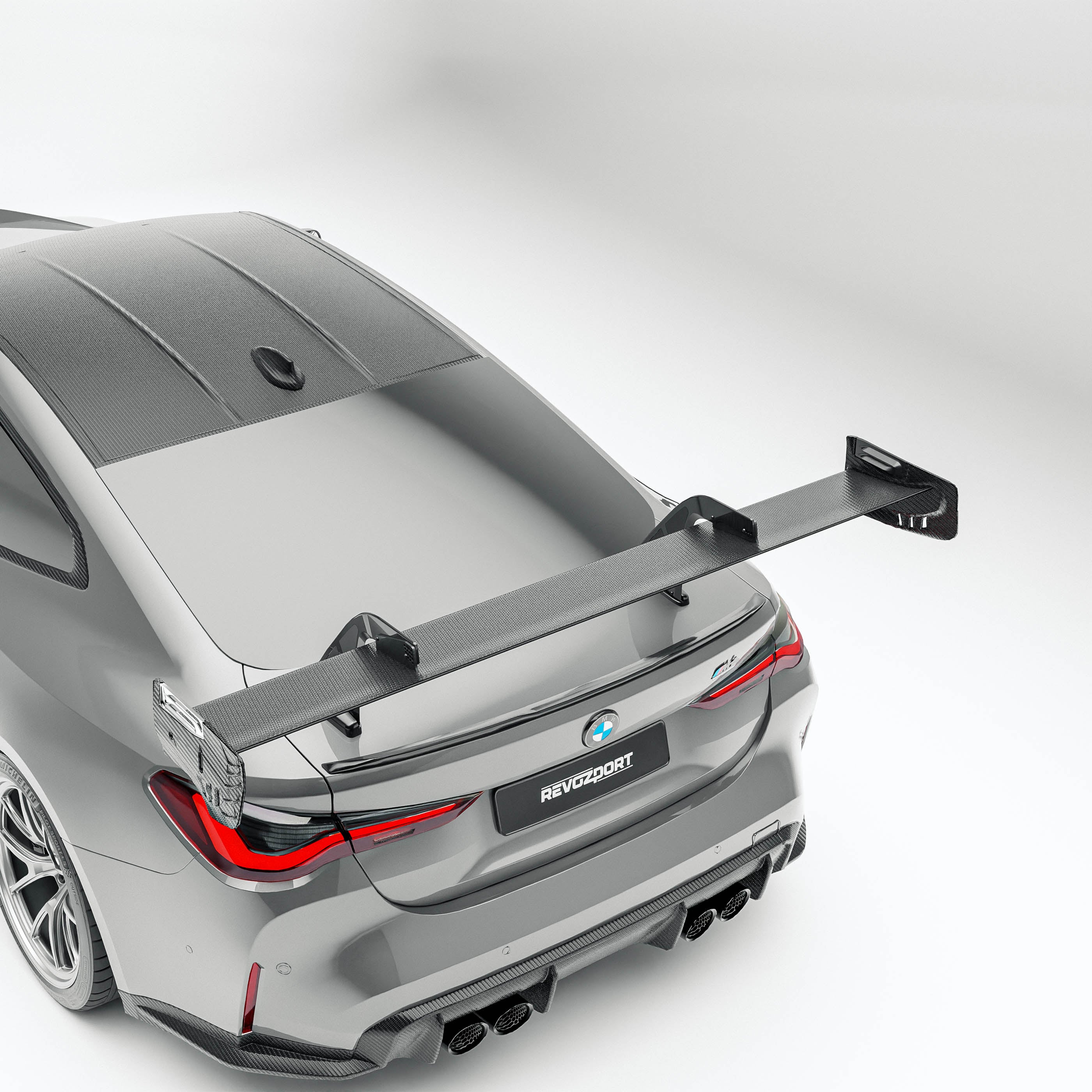 BMW M4 G82 Carbon Fiber Rear Wing - Revozport