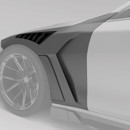 BMW M4 G82 Carbon Fiber Side Fenders - Revozport