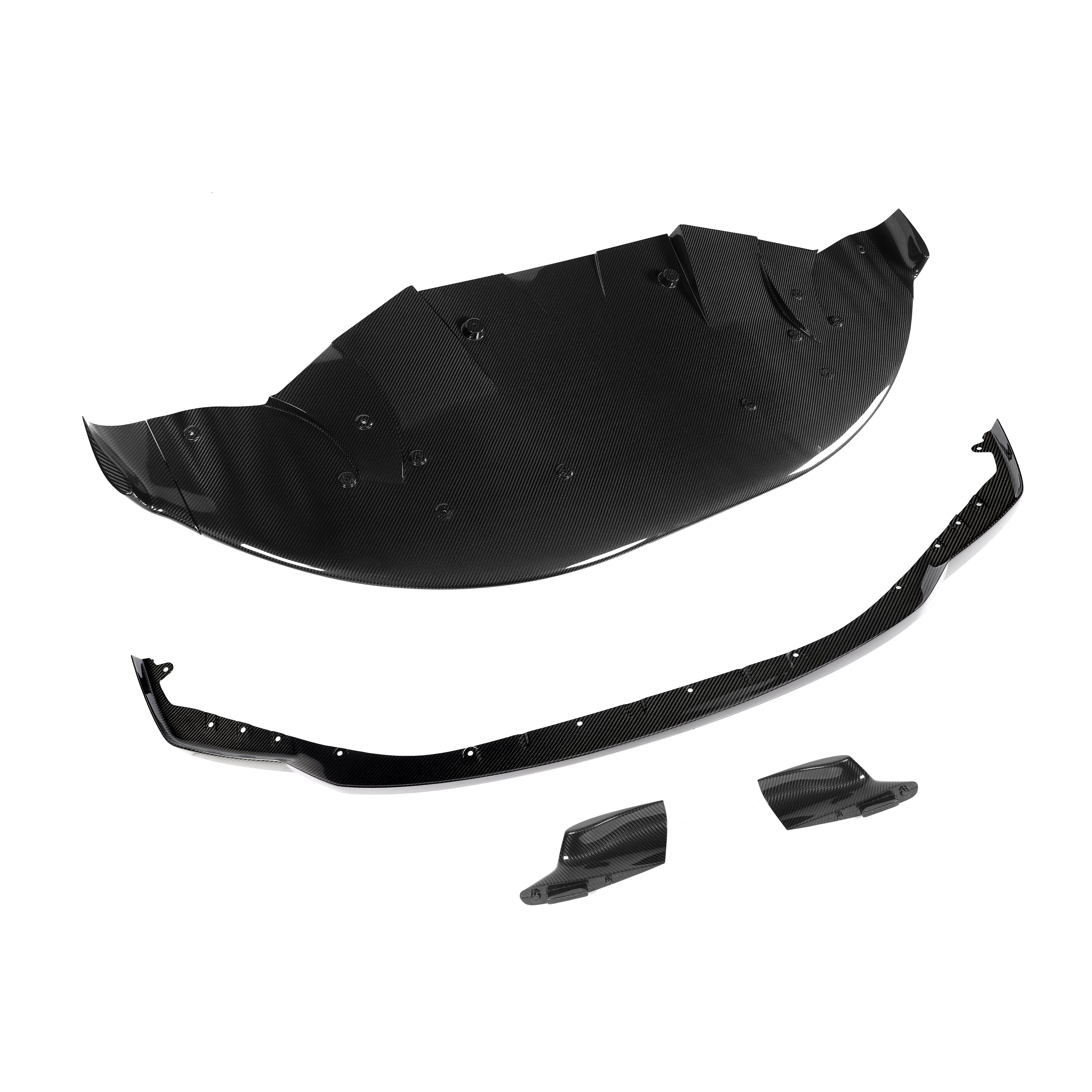  M3ボディ BMW M3 G80 Carbon Fiber Aero Splitter & Air Dam – Revozport