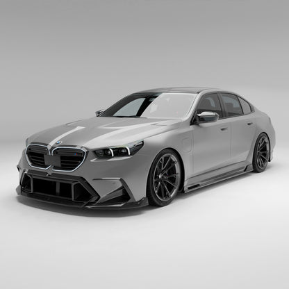 BMW M5 G90 Carbon Fiber Front Lip - Revozport