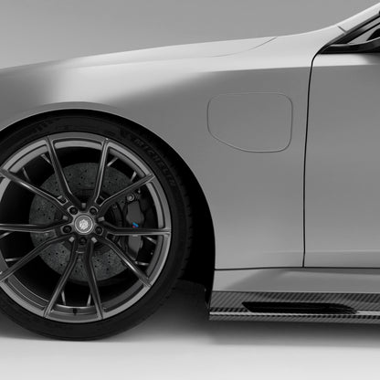 BMW M5 G90 Carbon Fiber Side Skirts - Revozport