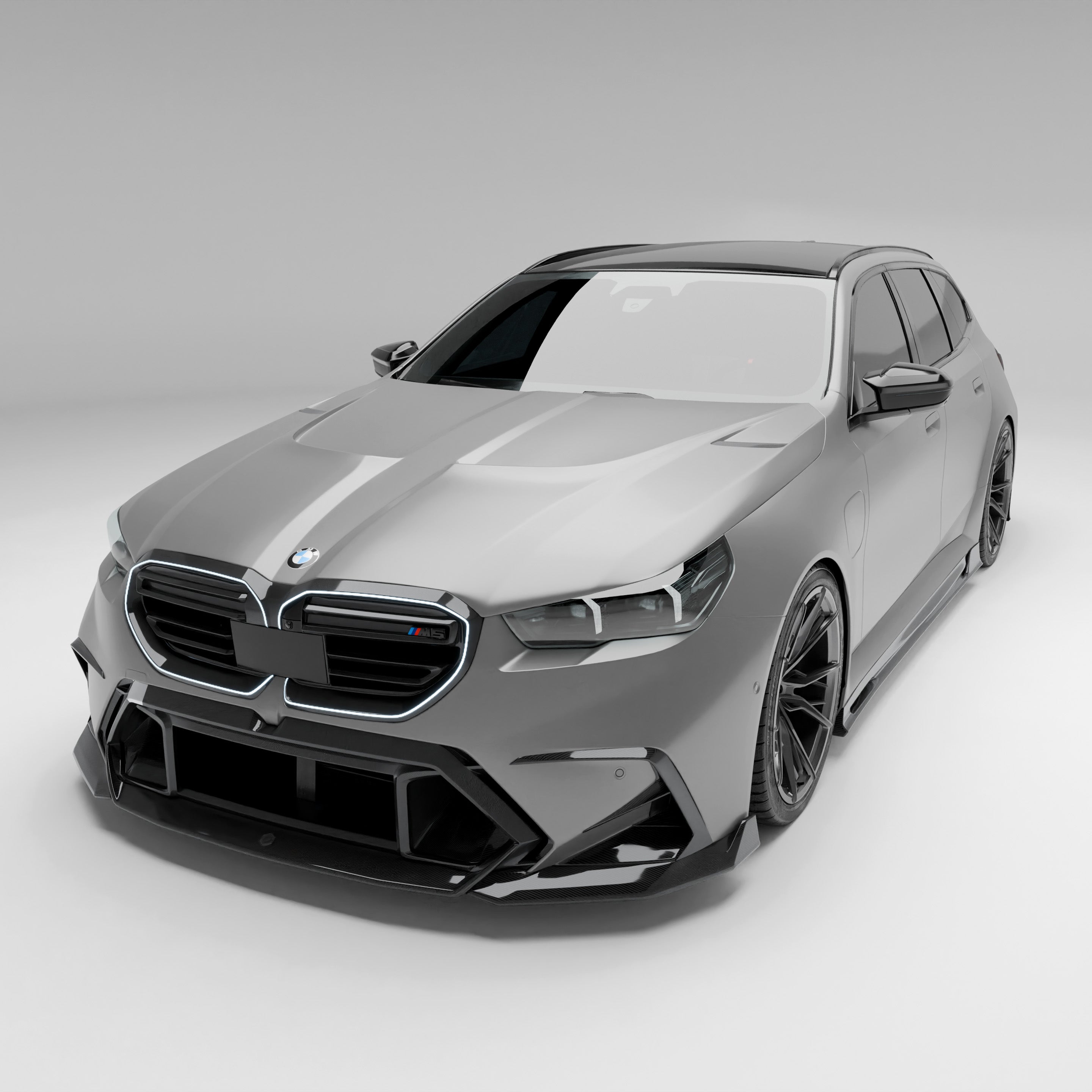 BMW M5 G99 Touring Carbon Fiber Front Lip | RevoZport – Revozport