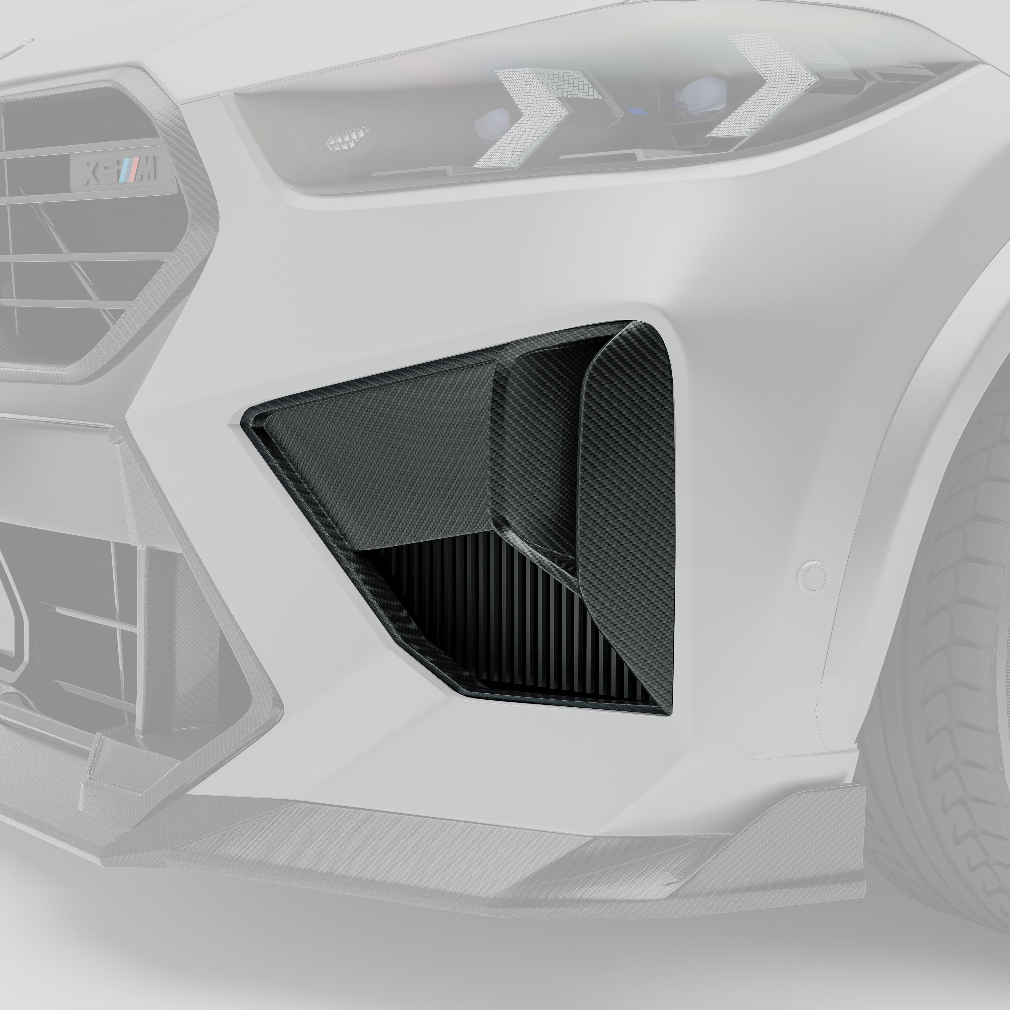BMW X5M F95 LCI Carbon Fiber Air Vents - Revozport