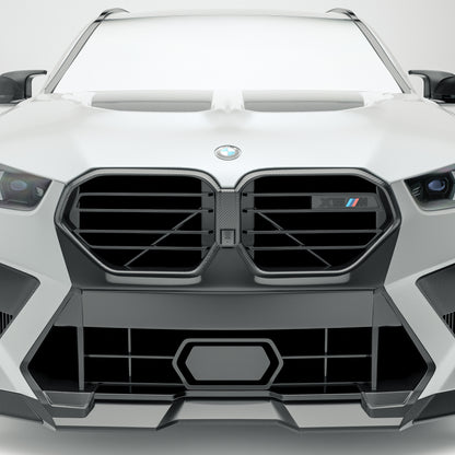 BMW X5M F95 LCI Carbon Fiber Front Grill - Revozport
