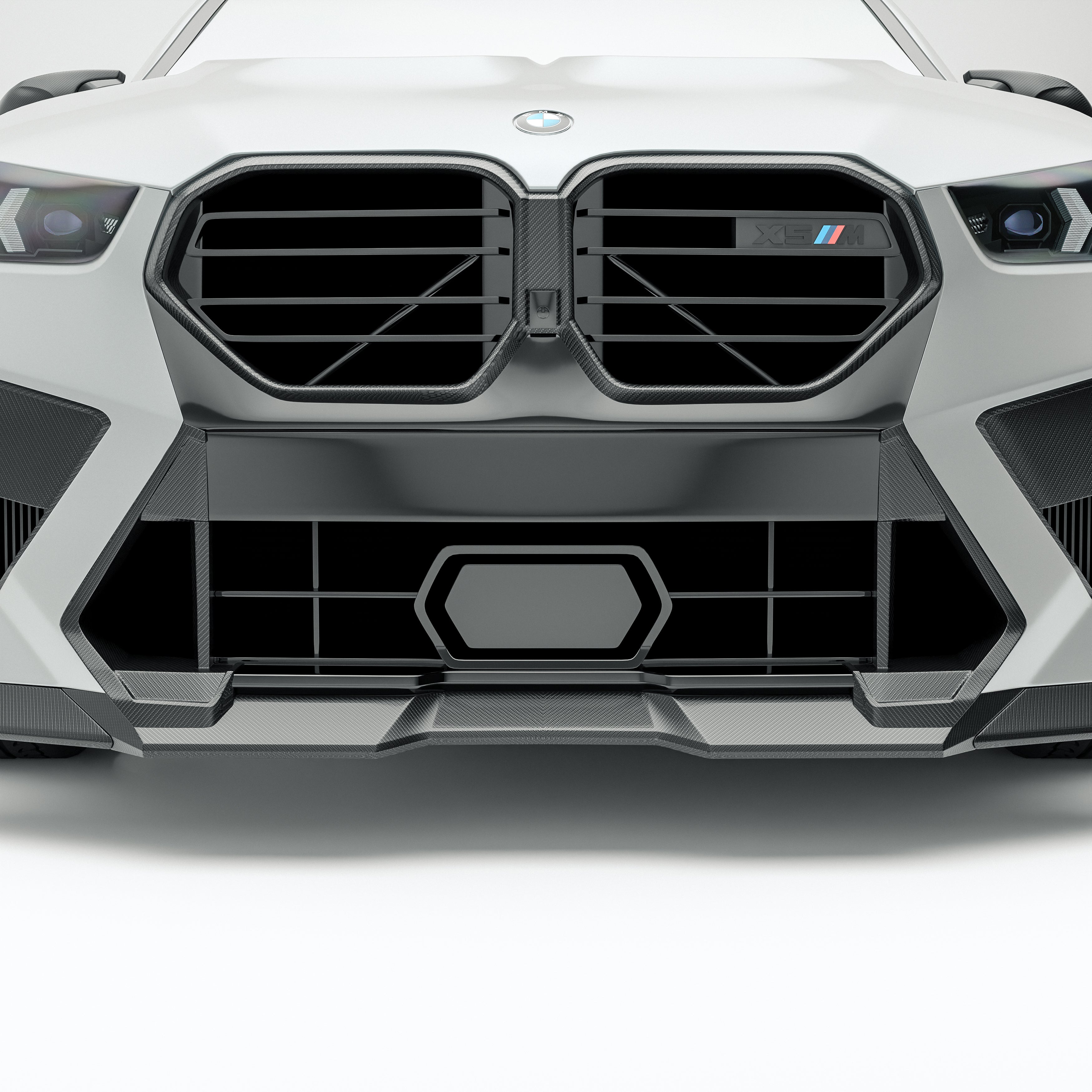 BMW X5M F95 LCI Carbon Fiber Front Vents - Revozport