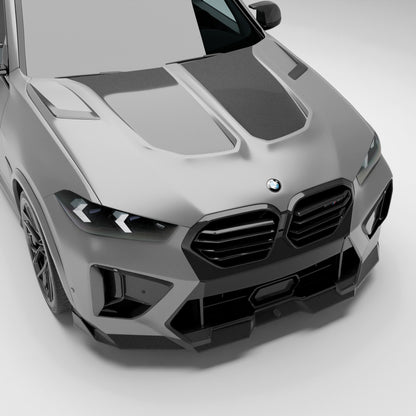 BMW X5M F95 LCI Carbon Fiber Hood - Revozport