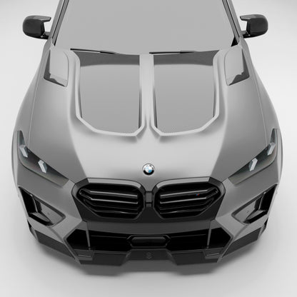 BMW X5M F95 LCI Carbon Fiber Hood - Revozport
