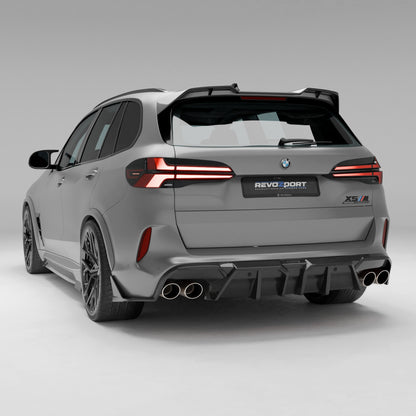 BMW X5M F95 LCI Carbon Fiber Rear Diffuser - Revozport