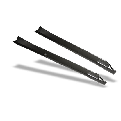 BMW X5M F95 LCI Carbon Fiber Side Skirts - Revozport