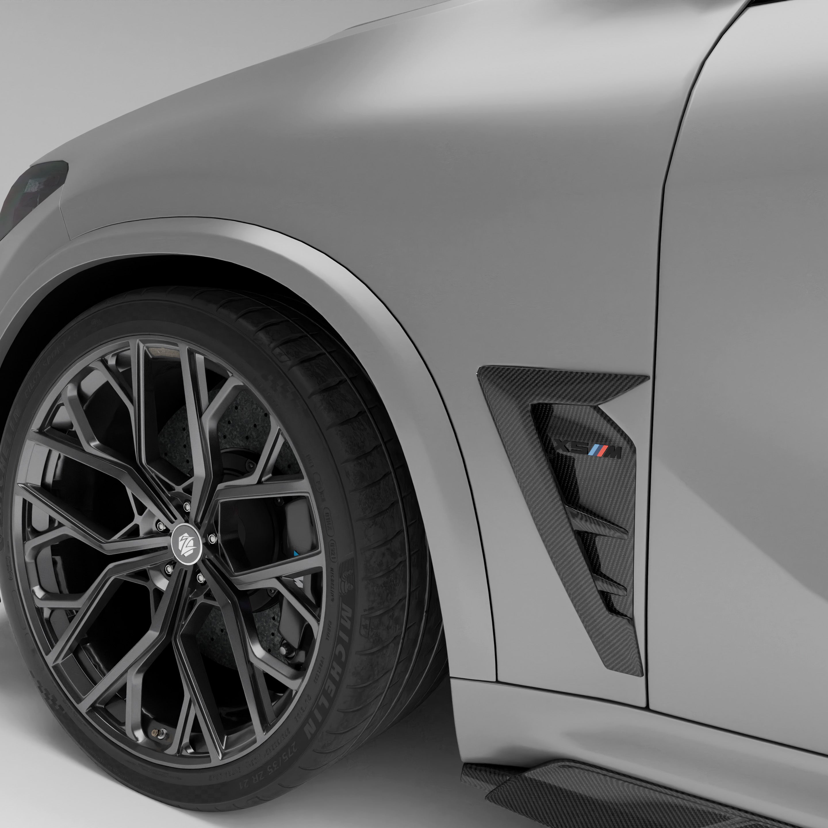 BMW X5M F95 LCI 2023+ Carbon Fiber Side Vents – Revozport