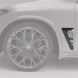 BMW X5M F95 LCI Carbon Fiber Side Vents - Revozport