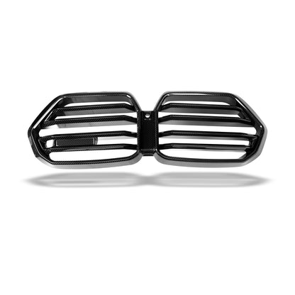 BMW X5M F95 LCI Carbon Fiber Front Grill - Revozport