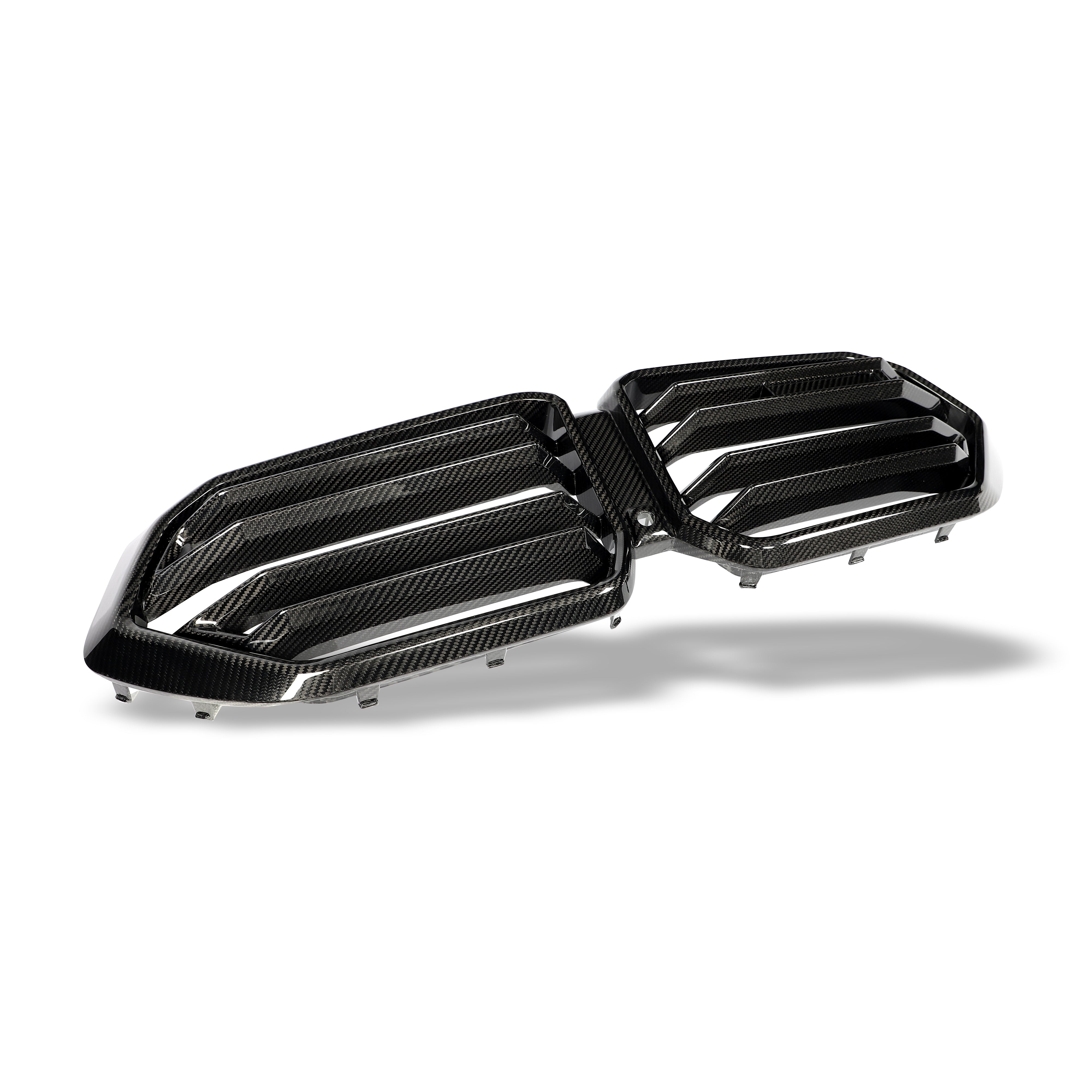 BMW X5M F95 LCI Carbon Fiber Front Grill - Revozport