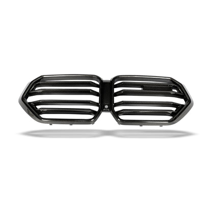 BMW X5M F95 LCI Carbon Fiber Front Grill - Revozport