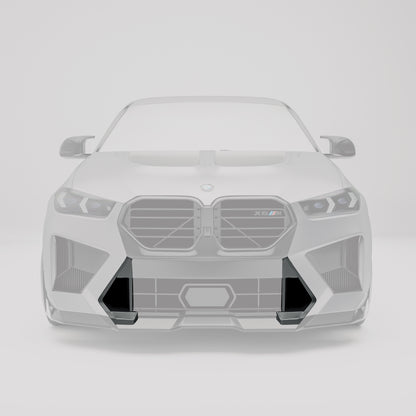BMW X6M F96 LCI Carbon Fiber Front Vents - Revozport