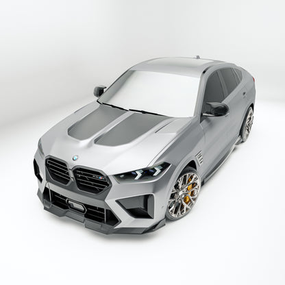 BMW X6M F96 LCI Carbon Fiber Hood - Revozport