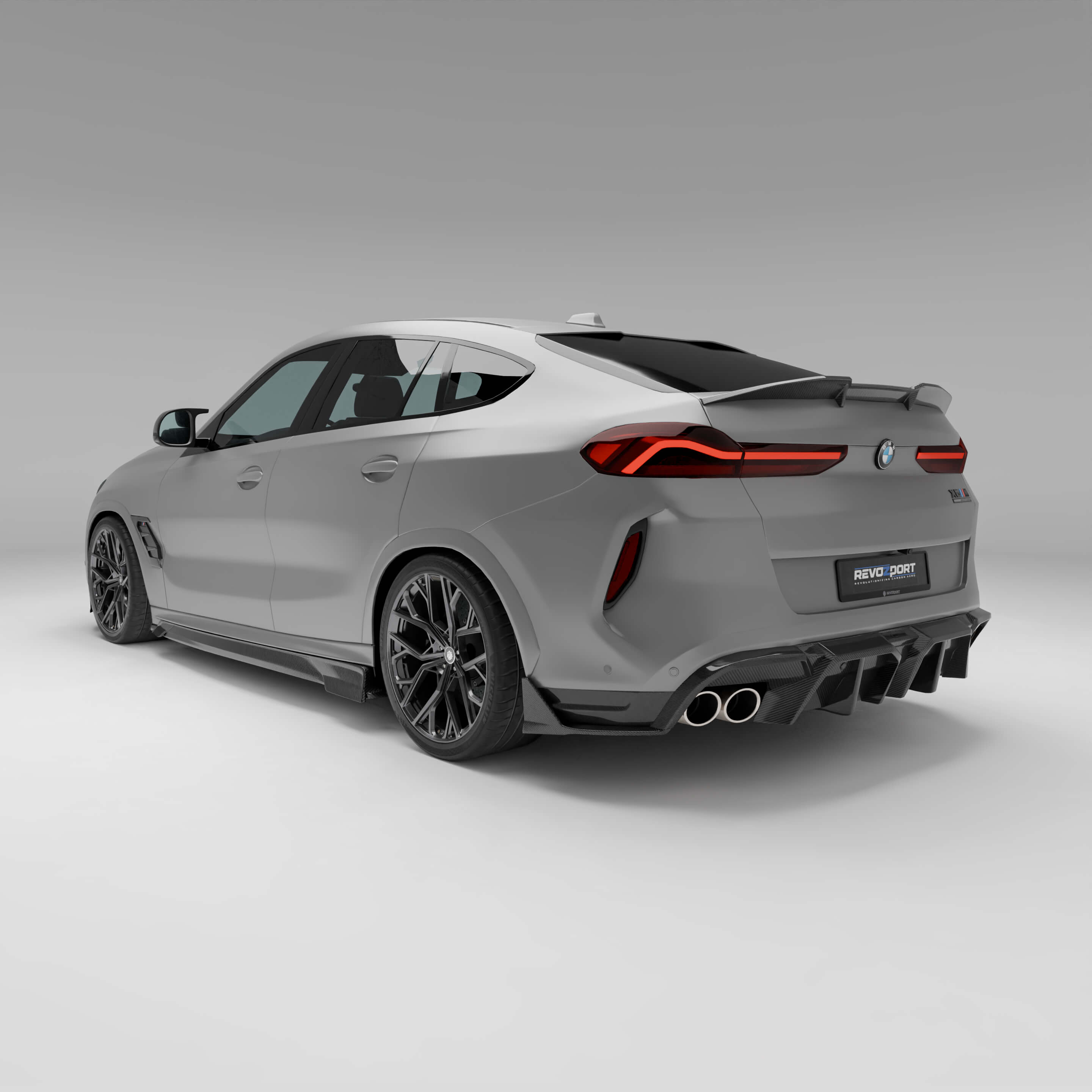 BMW X6M F96 LCI 2023+ Carbon Fiber Side Skirts – Revozport