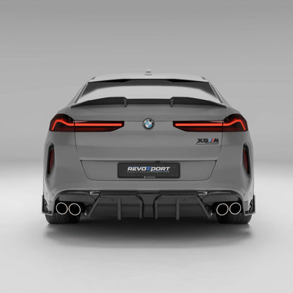 BMW X6M F96 LCI Carbon Fiber Spoiler - Revozport