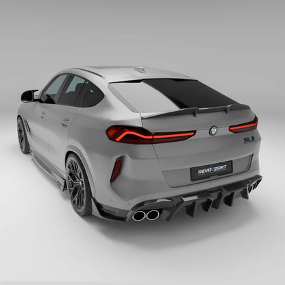 BMW X6M F96 LCI Carbon Fiber Spoiler - Revozport