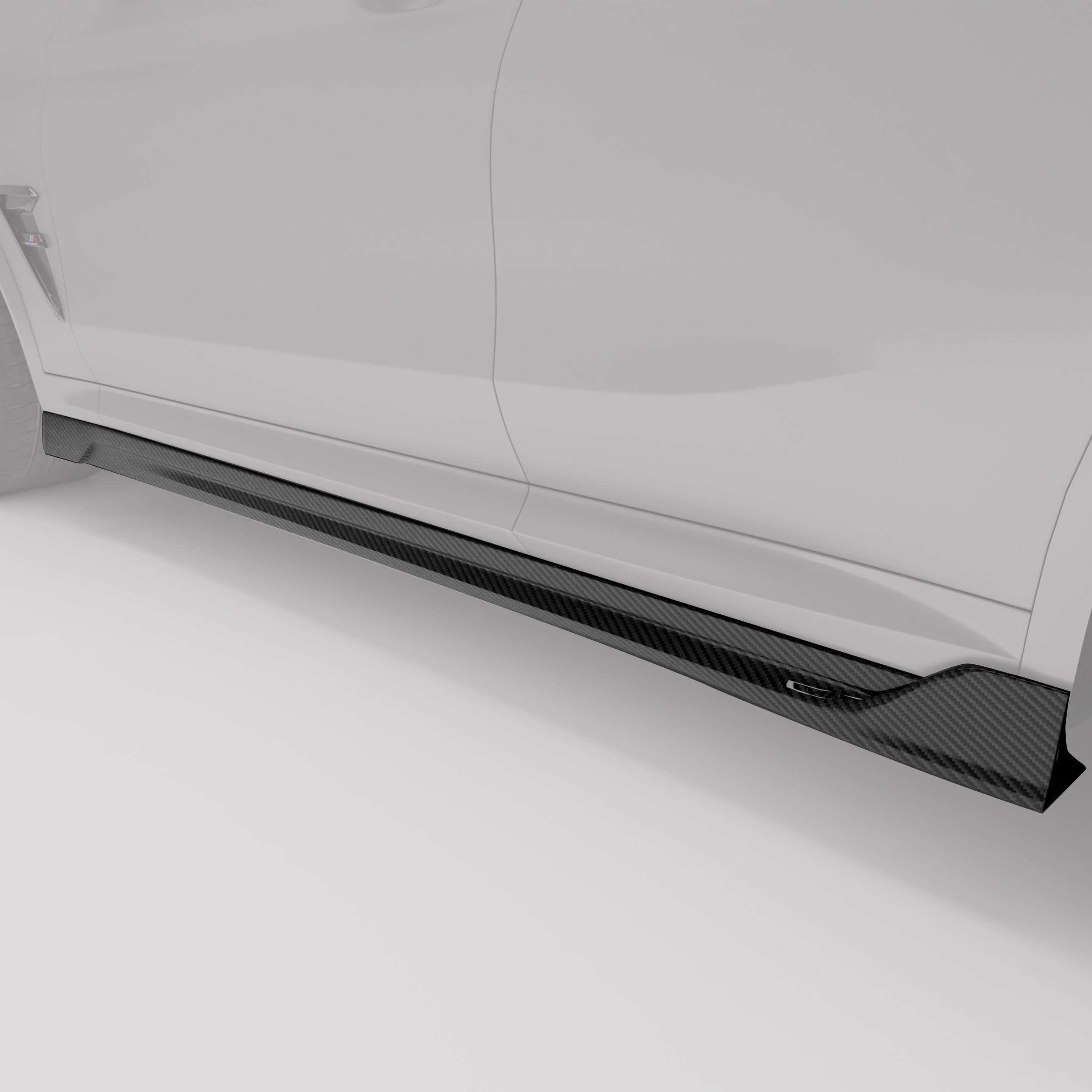 BMW X3M F97 LCI Carbon Fiber Side Skirts