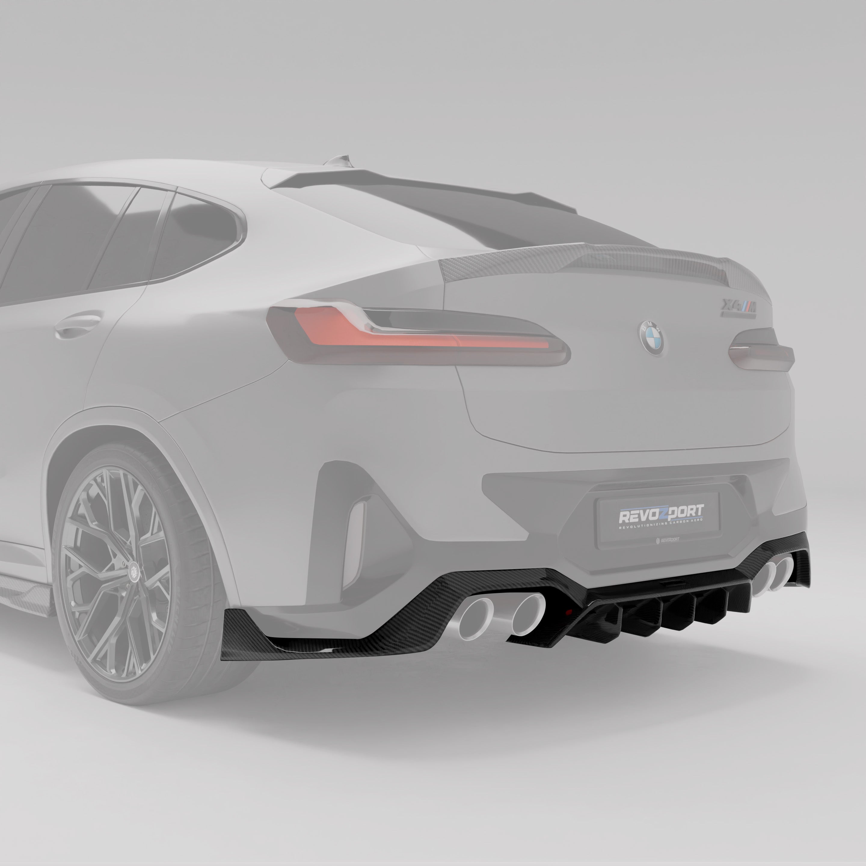 BMW X4M F98 LCI Carbon Fiber Rear Diffuser