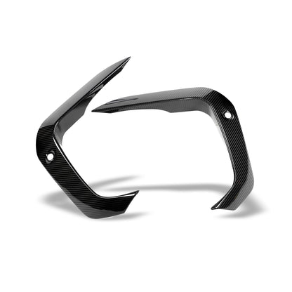 BMW X6M F96 PRE LCI Carbon Fiber Front Bumper Canards