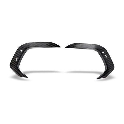 BMW X6M F96 PRE LCI Carbon Fiber Front Bumper Canards