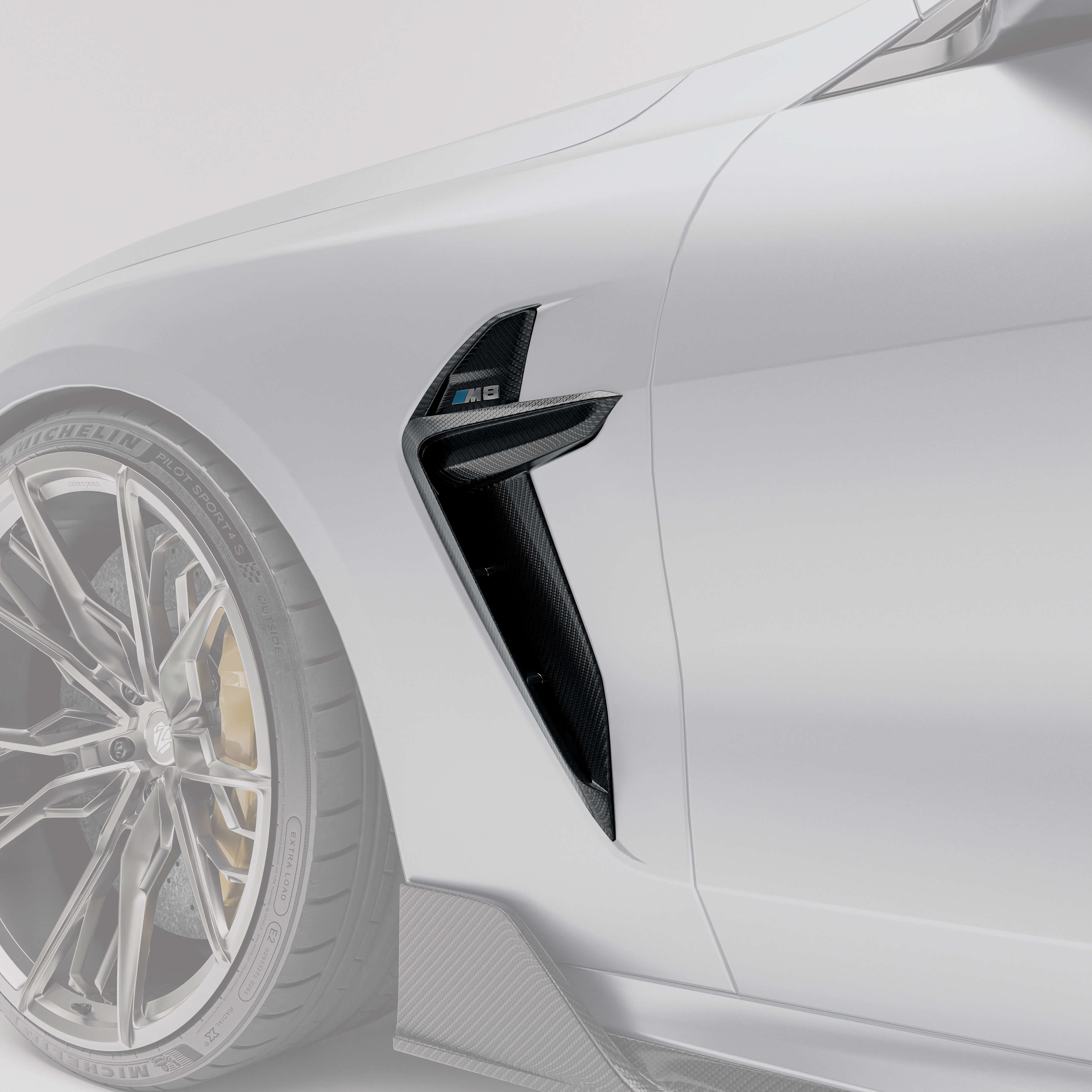 BMW M8 F91 F92 F93 Carbon Fiber Side Vents – Revozport