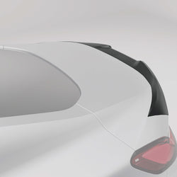 BMW F92 M8 coupe carbon fiber spoiler close-up with protruding sections
