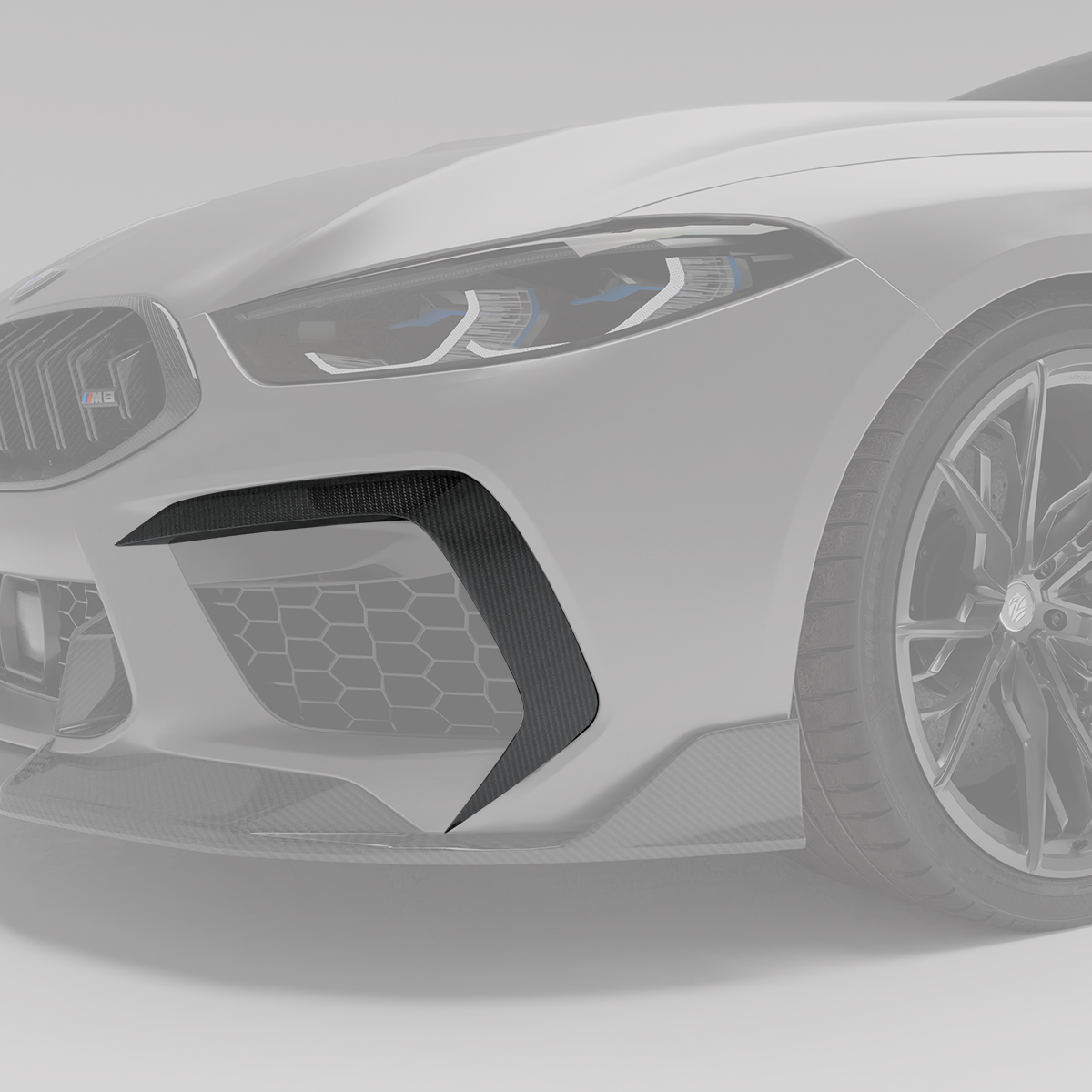 BMW M8 F91 F92 F93 Carbon Fiber Canards