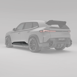 BMW XM G09 carbon lower door extensions side profile