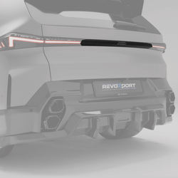 BMW XM G09 carbon trim between rear lights
