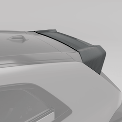 BMW XM G09 RevoZport roof spoiler rear three-quarter view
