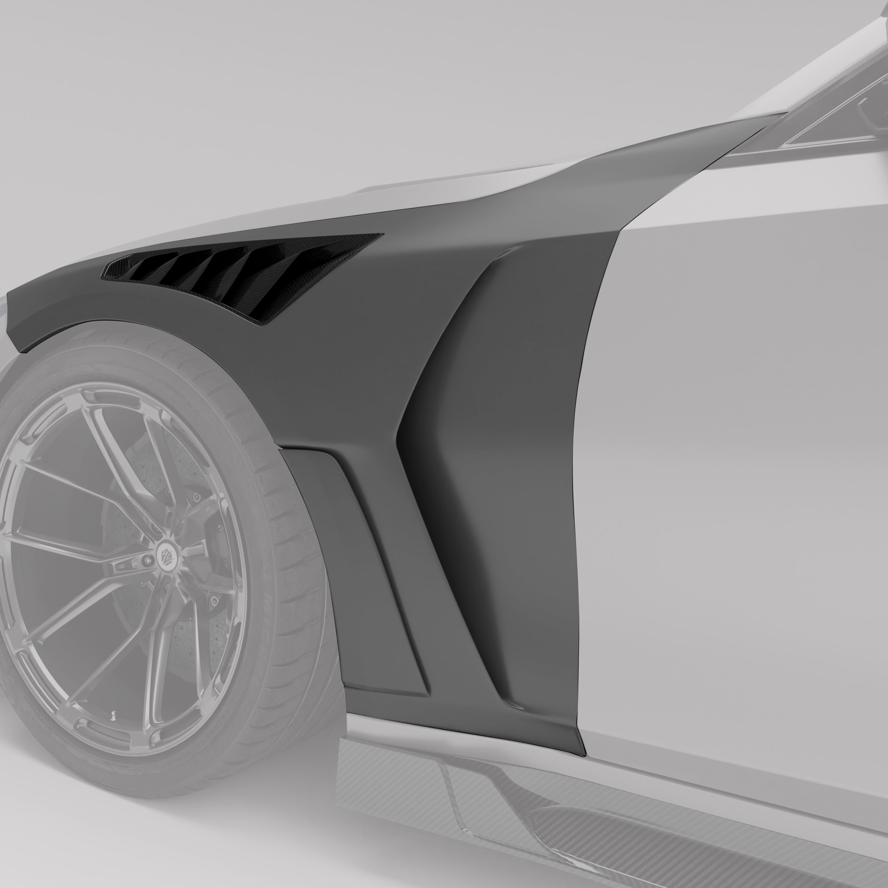  M3ボディ BMW M3 G81 Carbon Fiber Side Fenders – Revozport