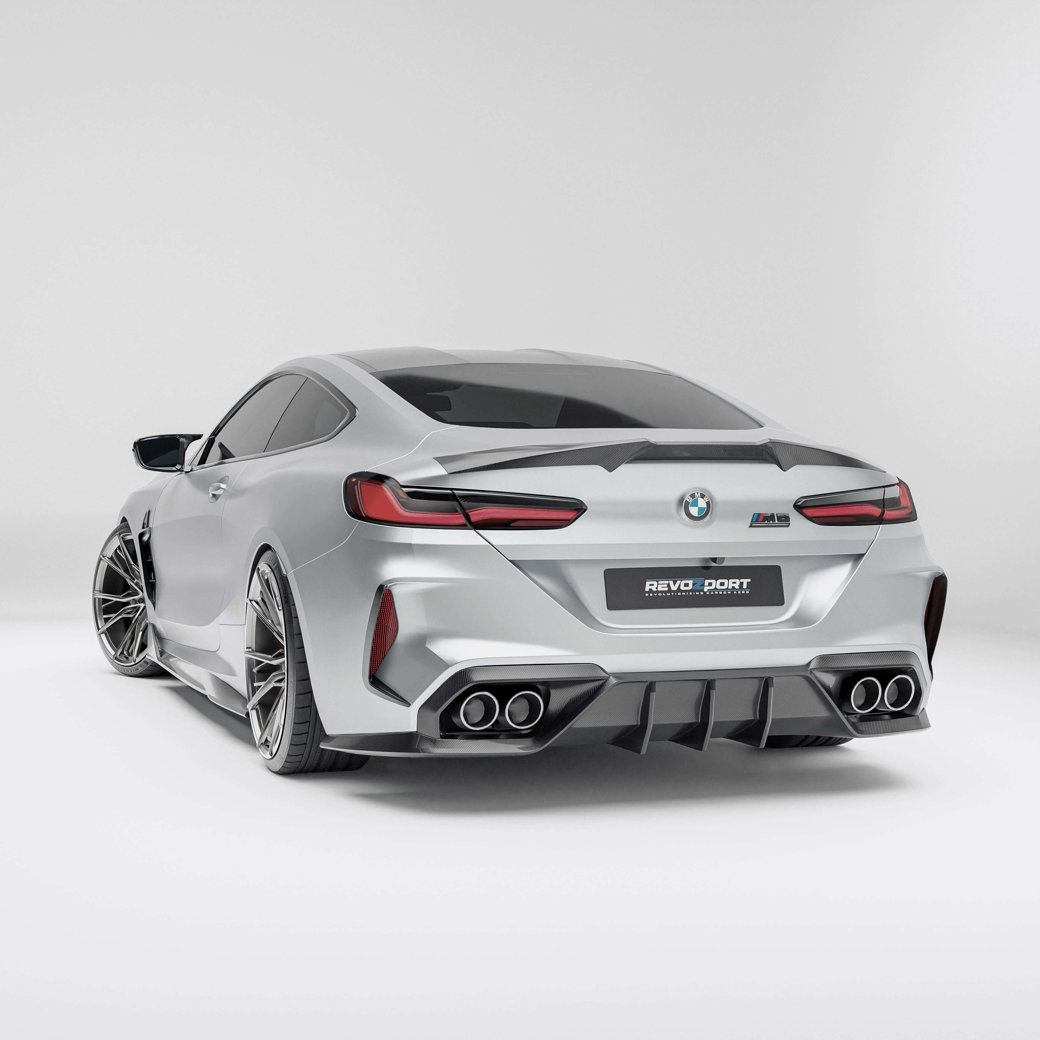 BMW M8 F92 Coupé 2019+ Carbon Fiber Rear Diffuser – Revozport