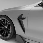 bmw-m8-f92:-close-up-of-the-carbon-fiber-side-vents-at-the-rear