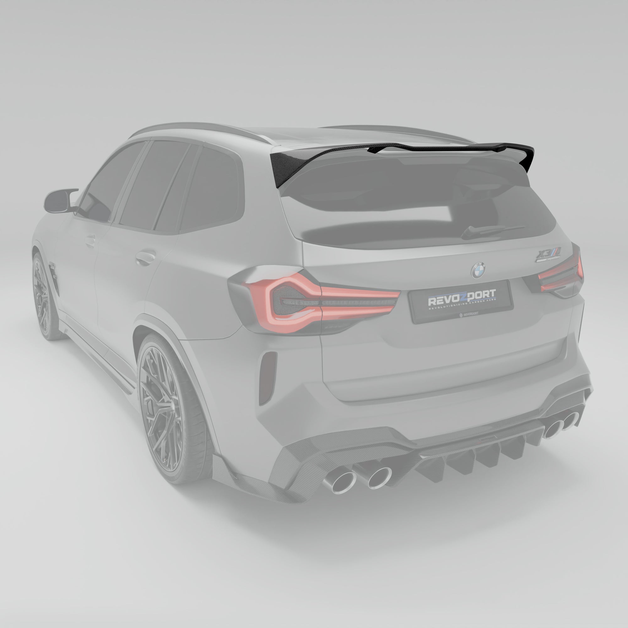 BMW X3M F97 LCI Carbon Fiber Roof Spoiler