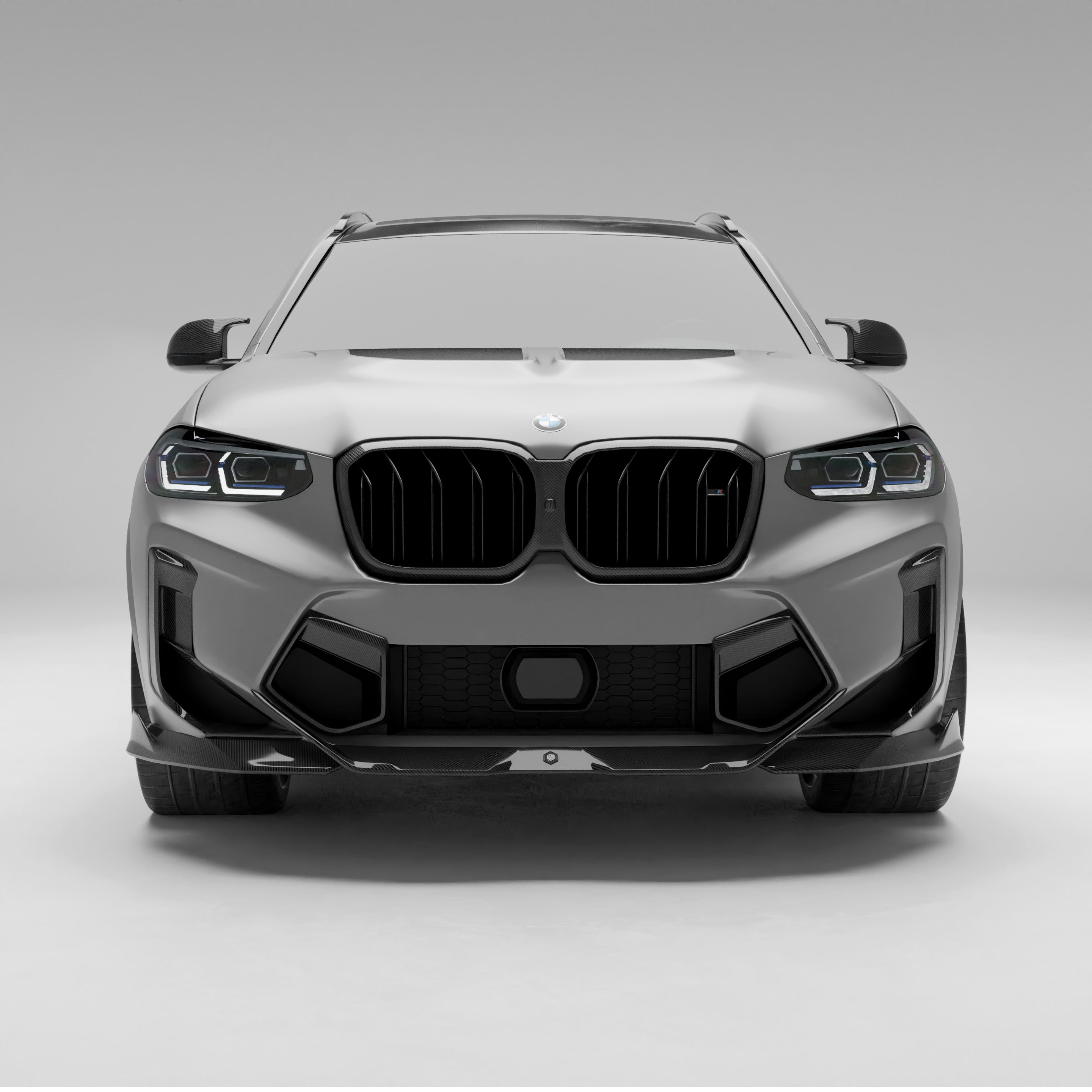 front-view-of-the-bmw-x3m-f97-lci-full-carbon-fiber-kit