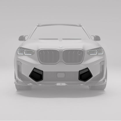 BMW X3M F97 LCI Carbon Fiber Front Bumper Vents
