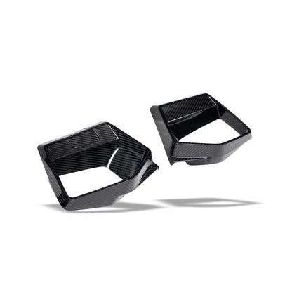 BMW X4M F98 LCI Carbon Fiber Front Bumper Vents
