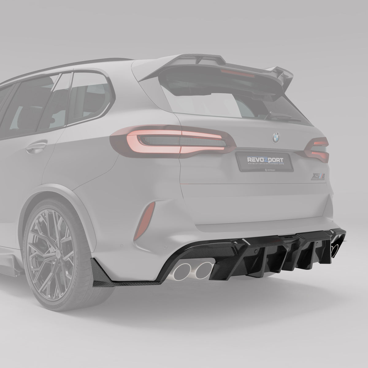 BMW X5M F95 Pre-LCI Carbon Fiber Rear Diffuser