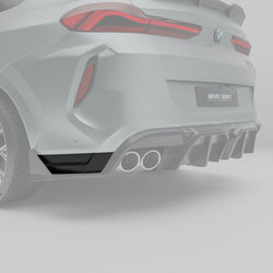 BMW X6M F96 PRE LCI Carbon Fiber Rear Bumper Splitter