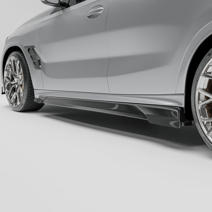 BMW X6M F96 PRE LCI Carbon Fiber Sideskirts Renderings