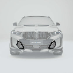 Rendering of the BMW X6 G06 Model Showing the High-Gloss Finish on a Portion of the Front Grille